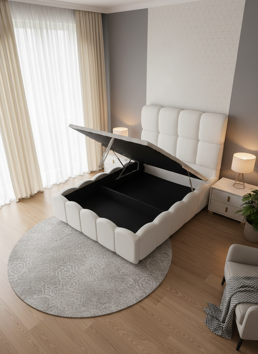 Cama Doble Nuvola Studio Baul - Image 5
