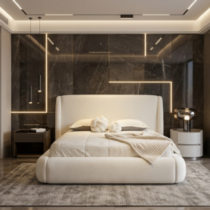 Base de cama Doble Moderna Mónaco Premium